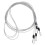 6Pièces Câble Métallique Argent Résistant Flexible Pour Usage Suspendu 1