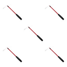 5Pcs Portable Red Poker Chip Pusher Rake for Home Poker Games