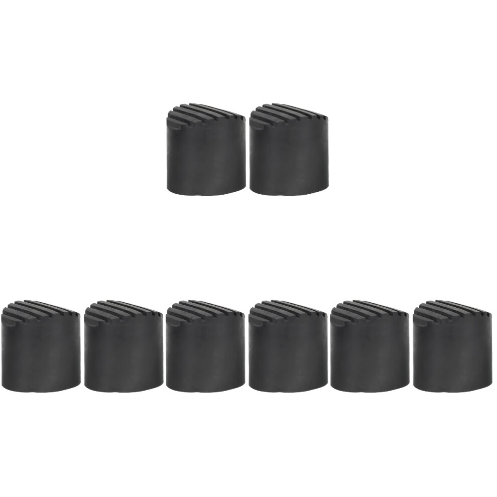 8Pcs Rubber Ladder Leg Caps Non-Slip Foot Pads Protective Floor Covers 3713135384163