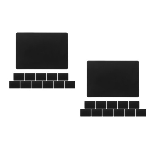 24Pcs Stable ABS Display Stands for Price Tags with Erasable Surface