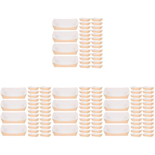 400Pcs White Paper for Snacks
