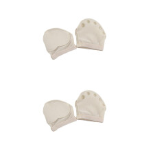 2Pcs Beige Contemporary Ballet Shoes Belly Dancing Practice Thong