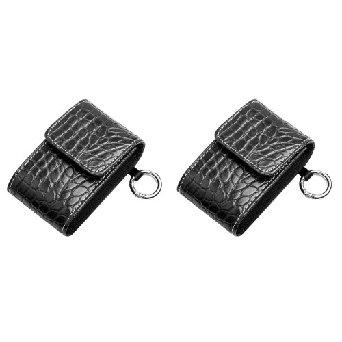 2Pcs Portable Black Pouch Storage Bag for Protection 1