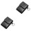 2Pcs Portable Black Pouch Storage Bag for Protection 3