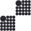 1000Pcs Black Felt Circles Self-Adhesive Felt Pads for DIY Crafts 4