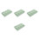 4Pièces Support Taco Silicone Vert Antidérapant Pour Stockage Facile 1