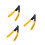 3Pcs Wire Stripper Cable Electrician Plier Yellow Safe Durable 4