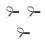 3Pièces Câble Extension Audio 3,5mm Noir, Compatible Aux Pour 8