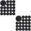 1000Pcs Black Felt Circles Self-Adhesive Felt Pads for DIY Crafts 7