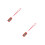 2Pièces Double Sélecteur Numéros Portable Rouge Plastique 9