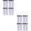8Pièces Stickers Sourcils Marron 6D Résistants Eau Pour 6