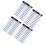 8Pièces Stickers Sourcils Marron 6D Résistants Eau Pour 9