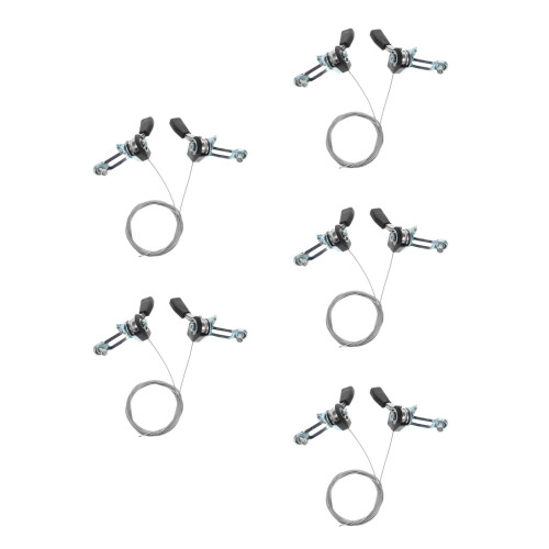 5Pièces Leviers De En Aluminium Noir Pour Route