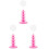 3Pcs Tabletop Pink Lollipop Rack PP Material Cake Pops Stand 1