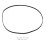 5Pcs Durable Rubber Drive Belts Black Flat Cassette Tape Player Belt 11