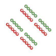 40Pcs Multi Plastic Teaching Paddle Boards for Classroom Participation
