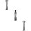 3Pcs Multi-Use Stainless Steel Bell Jigger Drink Mixer Measurer Silver 9