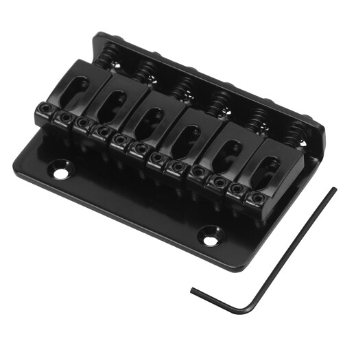 3Stk Gitarre Bridge Platte Schwarz Stahl Mit Set 1