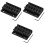 3Stk Gitarre Bridge Platte Schwarz Stahl Mit Set 3