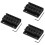 3Stk Gitarre Bridge Platte Schwarz Stahl Mit Set 6