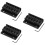 3Stk Gitarre Bridge Platte Schwarz Stahl Mit Set 7