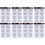 8Pièces Stickers Sourcils Marron 6D Résistants Eau Pour 1