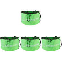 4Pcs Rv Hose Storage Bag in Green Oxford Cloth with Multi-Use Pouch