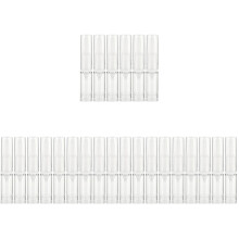 24Pcs Refillable Travel Containers for Creams Transparent Pump Bottles