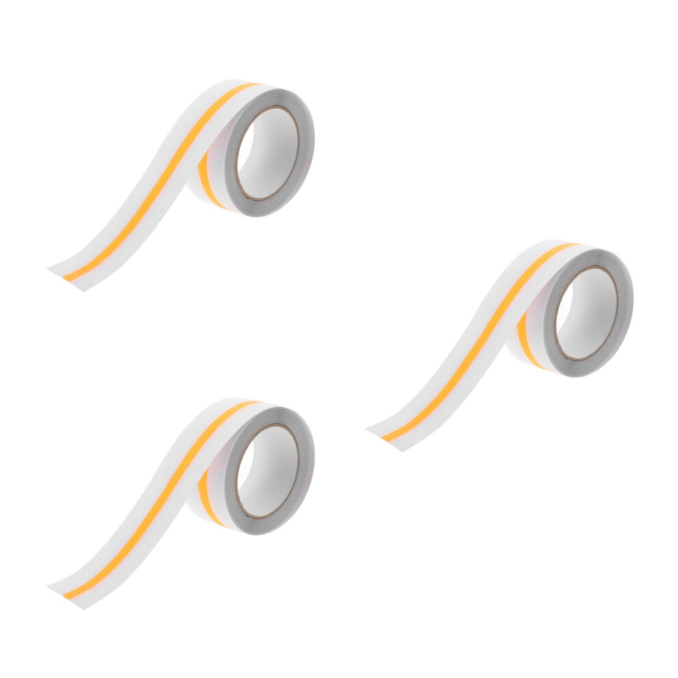 3Pcs Indoor Peva Stair Pads Anti Skid Tape With Glow In Dark Feature 3713122718810