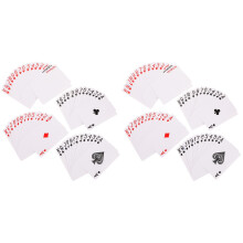 2Sets White Paper Blank Poker Cards DIY Heat Transfer Cards for Kids