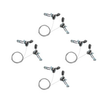 4Pcs Black Aluminum Road Bike Shifters Lightweight Durable Replacement
