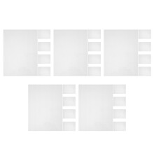 50Pcs Portable Transparent Shrink Sheets for DIY Artwork and Crafting