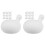 20Pcs White Rubber Insert Bubble for Doll Accessory and Toy Making 1