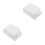 2St Zelfklevende Waterdichte Stopcontactafdekking Wit Plastic 1