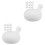 20Pcs White Rubber Insert Bubble for Doll Accessory and Toy Making 4