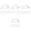 80Pcs Lightweight Plastic Mini Cowboy Hats White for Doll Craft 4