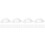 80Pcs Lightweight Plastic Mini Cowboy Hats White for Doll Craft 5