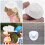 80Pcs Lightweight Plastic Mini Cowboy Hats White for Doll Craft 11