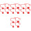 16Pcs Plastic Hydraulic Cap Set Red Quick Connect Dust Covers 3