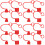 16Pcs Plastic Hydraulic Cap Set Red Quick Connect Dust Covers 5