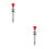 2Pcs Durable Red Pinball Machine Lever Alloy for Stable Gameplay 4