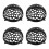 4Sets Split Design Black Plastic Plant Soil Covers for Aquatic Plants 6