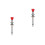 2Pcs Durable Red Pinball Machine Lever Alloy for Stable Gameplay 7