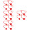 16Pcs Plastic Hydraulic Cap Set Red Quick Connect Dust Covers 7