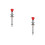 2Pcs Durable Red Pinball Machine Lever Alloy for Stable Gameplay 9
