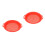 2Pcs Lightweight Red Plastic Sand Sifter Interactive Kids Beach Toy 5