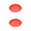 2Pcs Lightweight Red Plastic Sand Sifter Interactive Kids Beach Toy 7