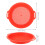 2Pcs Lightweight Red Plastic Sand Sifter Interactive Kids Beach Toy 10