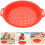 2Pcs Lightweight Red Plastic Sand Sifter Interactive Kids Beach Toy 11