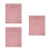 3Pcs Elastic Pink Massage Table Cover Washable Reusable Spa Bed Sheet 5